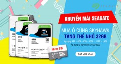 Khuyến mãi ổ cứng Skyhawk tặng thẻ nhớ 32Gb